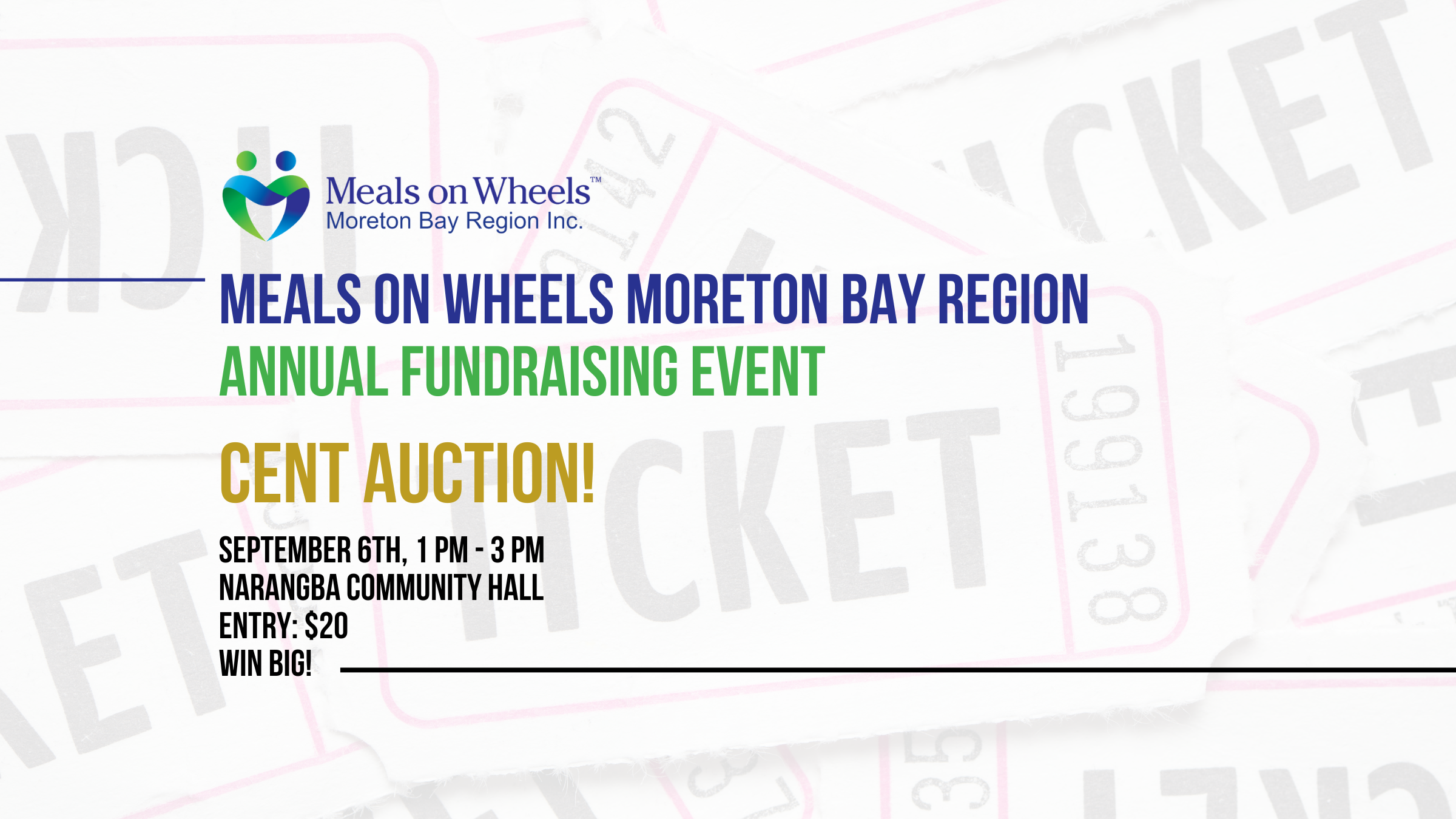 Meals On Wheels Moreton Bay Cent Auction